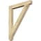 Ekena Millwork Traditional Craftsman Rough Sawn Bracket, Douglas Fir, 4"W x 34"D x 42"H BKT04X34X42TRA04RDF - alternate 1